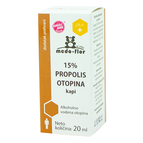 Propolis kapi 15% (20 ml) - Medo-flor