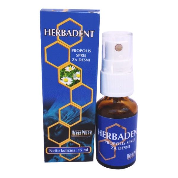 HerbaPharm - Herbadent - Propolis sprej za desni (15ml)