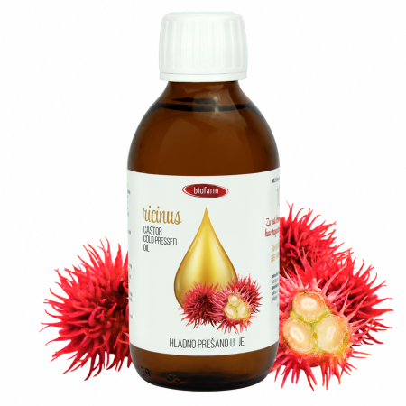 Ulje ricinusa, hladno prešano, 200 ml