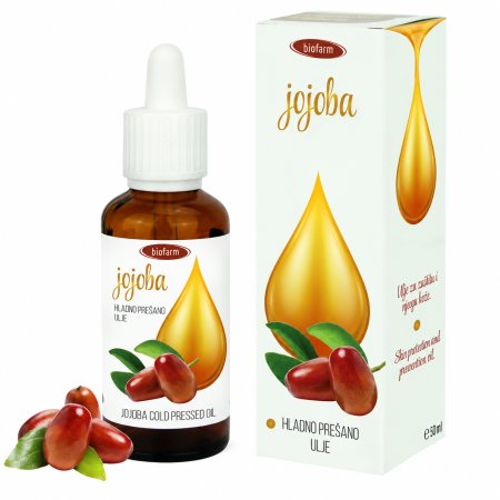 Cold-Pressed Jojoba Oil, 50ml