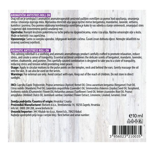 Aromatični Antistres Roll-On, 10ml - Slika 2