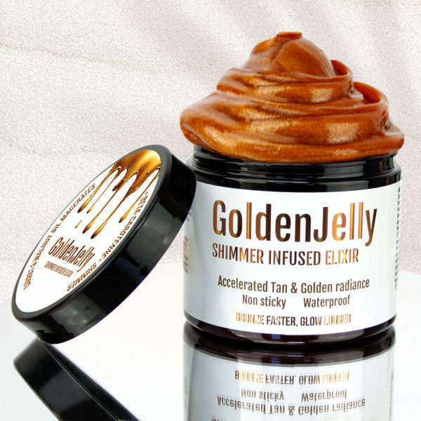 Tanning jelly with shimmer (200ml) - Image 3