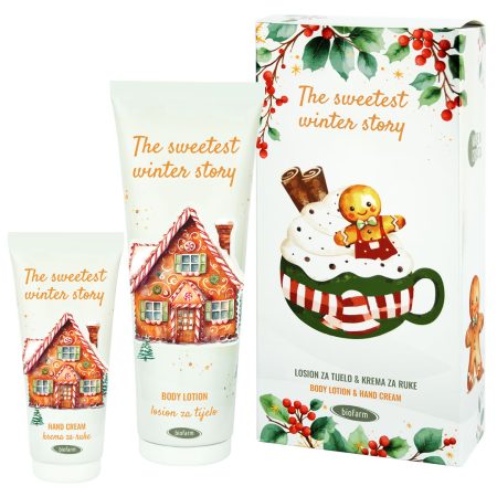 Poklon paket, The sweetest winter story, Losion za tijelo+ krema za ruke
