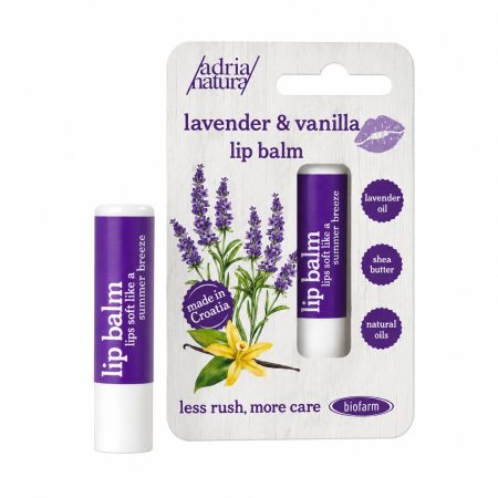 Lavanda/Vanilija lip balzam za usne, 4,5g