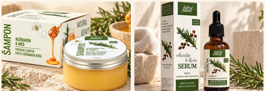 Adria Natura šampon i serum za kosu