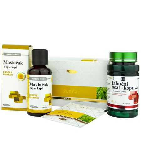 Biofarm The Weight Loss Package: Apple Cider Vinegar + Nettle capsules, Dandelion drops and Yellow Tea